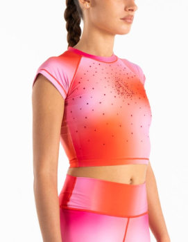 Axel Crop-Top Red Velvet