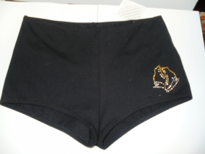 Hotpants mit Eislaufmotiv