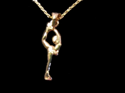 Silberkette mit Anhänger Biellmannpirouette