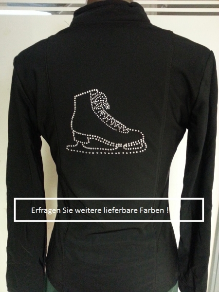 Thermojacke mit Eislaufmotiv