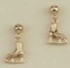 Ohrringe, silber Hänger